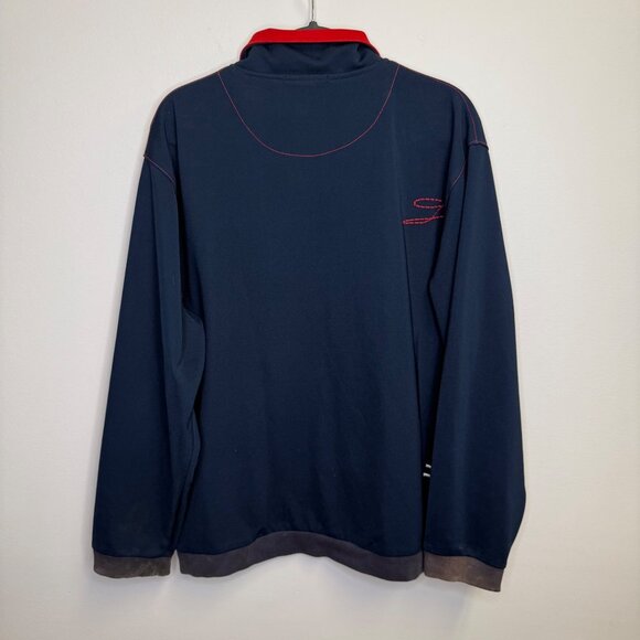 VTG Le Jean De Martha Francois Girbaud Jacket Sz Large Blue Full Zip 90s Y2K - Picture 2 of 13